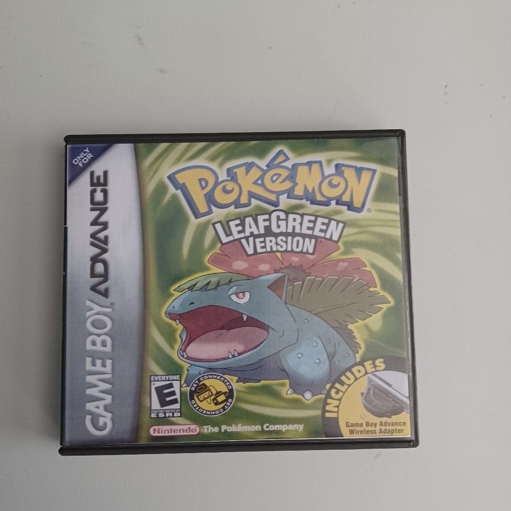 Replacement Case for pokemon Leaf Green GBA